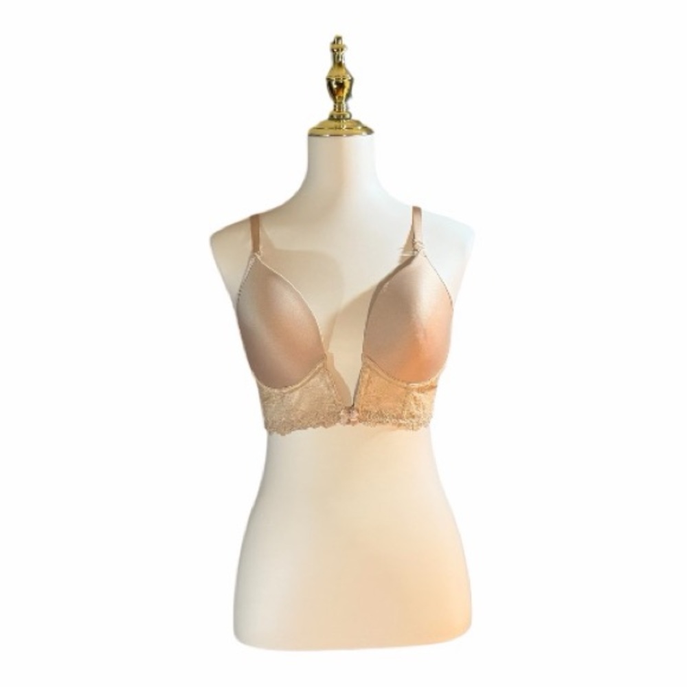NWOT Convertible Plunge Bra from Va Bien 36C Longline Lace Trimmed Bridal